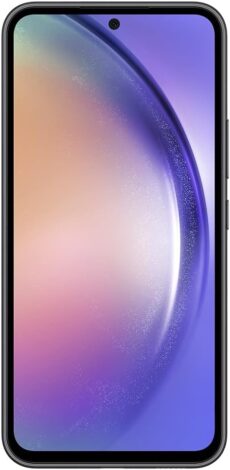 Close-up of the Samsung Galaxy A54 display